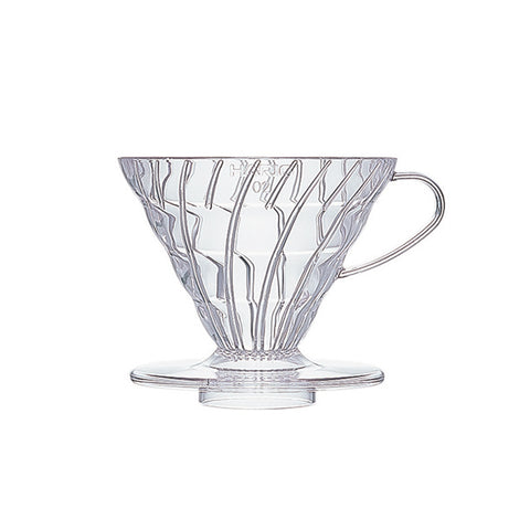 HARIO V60 Plastic Coffee Dripper Transparent 02